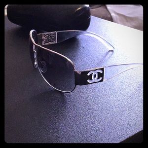 Chanel Acrylic frame sunglasses